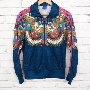Adidas x Borbomix Kaleidoscope Jacket FARM Butterfly Blue Medium
